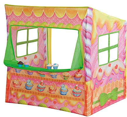 John 79806 Candyhaus Kaufladen Spielzelt mit Cupcakes, Mehrfarbig