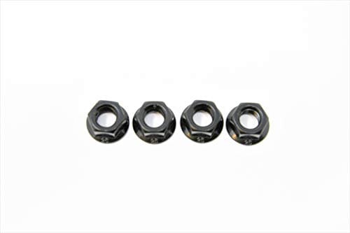 Hard to find Bike Parts TWO PAIR (4) 3/8 BLACK REAR CYCLE WHEEL NUTS 26tpi WITH INTEGRATED WASHER ALL BIKES