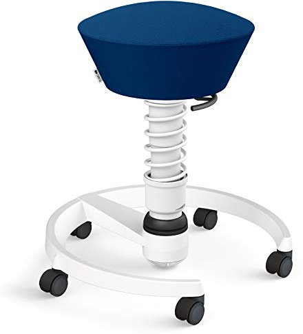 aeris Swopper – Ergonomischer Hocker – Bürohocker höhenverstellbar – Vielseitiger Schreibtischstuhl für einen gesunden Rücken – Bürostuhl mit Rollen, Feder Standard