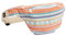Ethno Collection: Bauchtasche Jacquard-Webstoff, apricot-hellblau Gemustert, Hip Bag