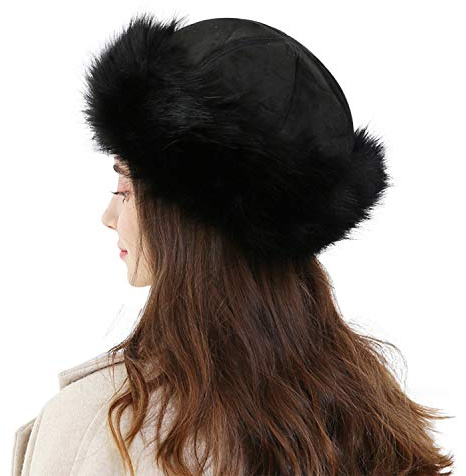 RUIXIA Chapka Femme en Fausse Fourrure Chapka Russe Hiver Thermiques pour Femme Homme Chapeau Hiver Super Epais et Chaud pour Ski Snowboard Moto Camping Randonnée Vélo