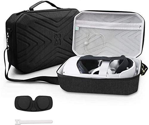 AMVR Tasche,für Meta Quest 2,Case für Meta Quest 2 Virtual Reality Headset und Controller Reisetasche, Größere Kapazität