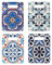 Tagliere Ceramica Colori Assortiti Mosaico Idraulico 24 cm (1 unità)