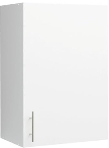 JD Greta 500mm Kitchen Wall Cabinet with Door – Wall Unit – White Matt – Modern Storage Cupboard