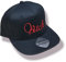 Mützenfritze Bestickte 5 Panel Snapback Cap Bitch in schwarz