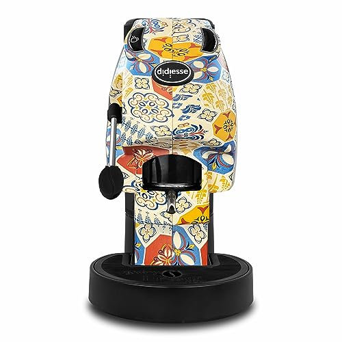 Didiesse Baby Frog Collection ese 44 mm Procida - Macchina Caffè a Cialde: utilizzabile con Bottiglia, Serbatoio acqua 1.5 L, Consumi ridotti (450W), Funzione Stand-by, compatta e leggera