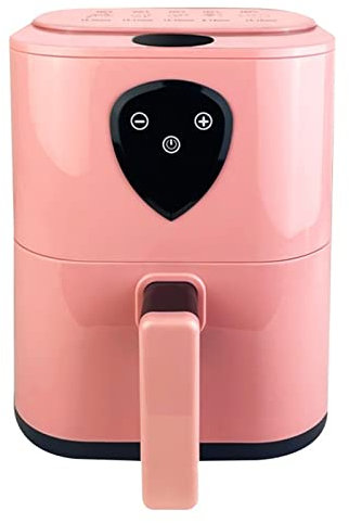 Freidora de Aire de 5L Hogar Multifuncional Pequeño Horno de Pantalla táctil Inteligente Freidora eléctrica sin Aceite Control de Temperatura Preciso 1000W (Color : Pink, Size : 5L