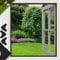 KESSER® Fliegenschutzgitter für Fenster | 80 x 100 cm | mit Aluminium Rahmen Fliegengitter Fliegenschutz Insektenschutz, mückengitter, moskitonetz, Spannrahmen, ohne Bohren und Schrauben Anthrazit