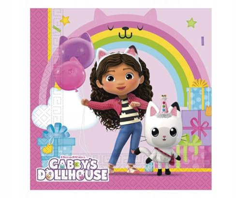 Procos 20 Servietten Gabby's Dollhouse