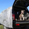 Schattennetz Hund Groß 3 m x 4 m 12m² 90% Alu Sonnensegel Alu UV Sonnenschutz Schattennetz Hitzeschutz Haube für Wohnwagen, Wohnmobil, Van, T5