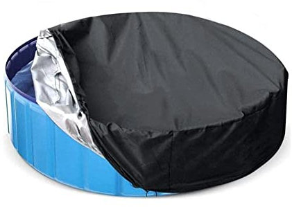 Couverture de piscine hors sol imperméable pour piscine pour cadre rond couvre piscines gonflables sécurisant la chaleur chaude et pagaie à clip 3 m tapis rond 30,5 m oreiller 3 m