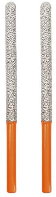 BGTEC Tuck Point Pin Diamond Bit,2pcs 74mm Length x 7.2mm Diamond Mortar Raking Bit with Round Shank for Removing old Mortar Grinding/Shaping Masonry,Stone,Concrete,Inside Corners Diamond Glitter Bit.