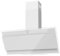 Corbero - Campana Decorativa 90 cm | ONEGA975W | Cristal Blanco | 230W | 3 Velocidades | Control Touch | Caudal 750 m3/h | Vidrio Templado | Filtro Aluminio 3 Capas | Filtro Carbón Blanco