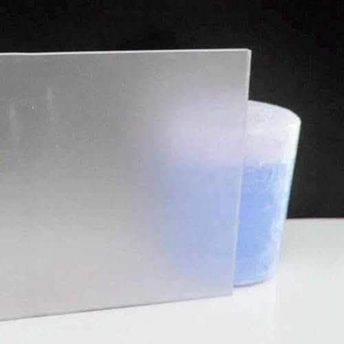 Metacrilato translucido hielo cortado con láser a medida personalizada, disponible en todos los grosores y tamaños (5mm, 80 x 60)