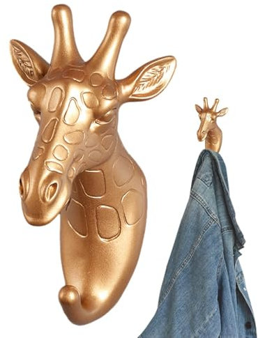 Animal Head Hook - Dreidimensionale Festfarbwandskulpturen Haken | Animal Head Wall Decor Haken, Multifunktionales Bauernhaus Harz Tierschichthalter Dekorative Moderne Wanddekoration Für Bettwäsche