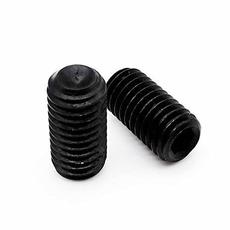 50 Stück M1,6 M2 M2,5 M3 M4 M5 M6 M8 304 Edelstahl Schwarz 12,9 Innensechskant Innensechskant Gewindestift Madenschraube(12.9 class steel,14MM_M3)