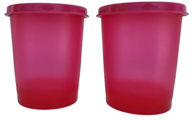 Tupperware Kühlschrank Wichtel Midgets 120ml 120 ml Mini 2er Set Liliputbecher Set mit 2 Dosen pink