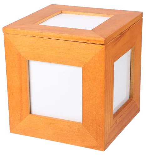 Familienrahmen Schulanfang Party Bilderrahmen aus Kiefernholz für Fotos | Kompaktes Design, Multifunktional Nutzbar, Leicht zu Tragen, als Foto Geschenkbox für Zuhause und Unterwegs
