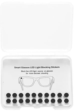 CAZSTYK Digital Intelligent Glasses Camera Lens Covers for RW4010 Light Reduction and Discreet 20pcs Privacy Protect for Symbolic Glasses