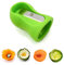 Easy Carrot Cucumber Spiral Curler Sharpener Crinkle Cutter Stainless Steel Carrot Flower Salad Decorating Maker Peeler for Fruits and Vegetable, Mini Funnel Spiral Slicer with Non-Slip Salient Point,