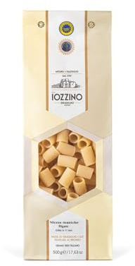 Pastificio F.lli Iozzino - Pasta di Gragnano IGP - Mezze Maniche Rigate 3Kg (6x500gr)