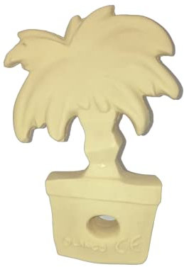 Lanco 8424678905320 Beißring Palme; 100% Naturkautschuk, gelb, 200 g