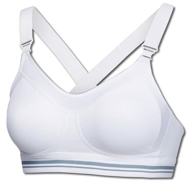 Schiesser Damen Sport-bh Mit Cup Und Stützfunktion -Bh Active BH, Weiß, 90D EU