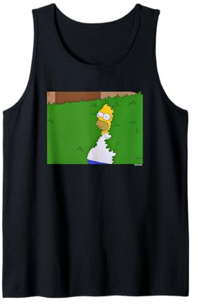 Los Simpsons Homer Meme Arbusto Camiseta sin Mangas