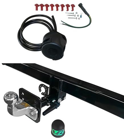 UmbraRimorchi Detachable Flange Towbar 12N Wiring Towbar Compatible With Land Rover RANGE ROVER 3025 01/2002-2012