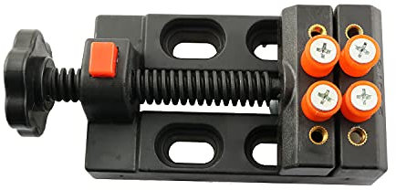 RLECS - Mini morsa da tavolo in plastica ABS, per lavori di ingegneria, mini morsa da tavolo, per fissare piccole parti, modellismo, prodotti elettronici