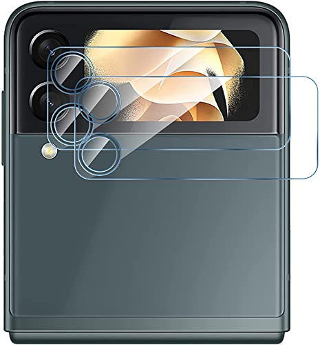NOVAGO Compatible avec Samsung Galaxy Z Flip 3 - Lot de 2 Films vitre Protection Verre trempé ultra résistant pour la partie caméra