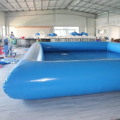 Inflatable 0.9mm PVC Rectangle Above Ground Swimming Pool New (MPN: 7x5x1m)