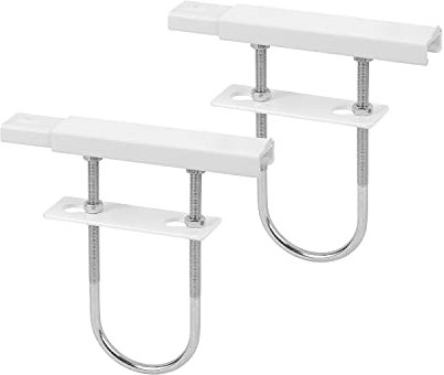 siwitec Heizkörperkonsole 190 x 35 mm im 2er-Set, weiß, vormontierte Heizkörperkonsole für Rippenheizkörper