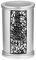 Zahari Home Sinatra Bath Tumbler Toothbrush and Toothpaste Holder Makeup Brushes Organizer, Silver