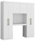 Vente-unique - Armadio a ponte 6 ante con scomparti L.200 cm Bianco - ANTERO