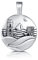 PAM jewels BORKUM Anhänger beiseitig mit Motiven, 925er Silber, oxidiert