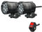 Riloer 1pair de phares à LED universels pour véhicule électrique à vélo de moto, les projecteurs de moto super lumineux conduisent des feux de brouillard avec un faisceau haut/bas/stroboscope