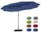 PHI VILLA Sonnenschirm groß 450 cm×270 cm Sonnenschirm mit ständer