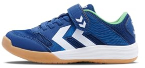 hummel Kids Multiplay Stable Velcro Handball Shoe, Blue, Size 30