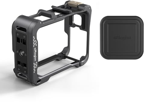 360 Ace Series Cadre en aluminium avec étui en silicone pour Insta360 Ace Pro 2/Ace Pro/Ace, boîtier de protection durable en métal (modèle groupé 3)