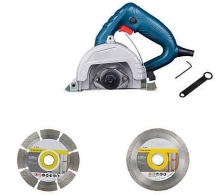 Marble Saw Slotting Machine Diamond Tile Cutter Stone High Power 1400w Watt Multi-Function Portable Saw Power Tools (Color : Set 1)