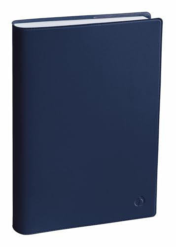 Quo Vadis - Kalender 16 Monate – 2024 – 2025 – Präsident SD – Wochenkalender – Mehrsprachig – Touch – Blau – 16 Monate September bis Dezember – 21 x 27 cm – Papier Clairefontaine weiß