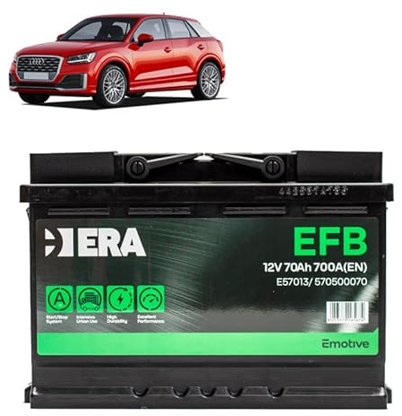 Batteria 70Ah EFB per Audi Q2 1.6 2.0 TDI 35 TDI gasolio 2016+
