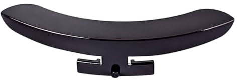 CORHAD Zinklegierung Banjo Armlehne Schwarz Mit Spiegel-finish Einbeiniger Armlehnenschutz Für Banjo-zubehör Für Vintage- Und Zwei Rim-haken