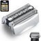 Rasierer Ersatz-Scherkopf für Braun Series 7, Upgrade-Technologie Ersatz-Scherkopf für Braun Series 7, Scherkopf Kompatibel mit der Braun7-Serie (Silber)