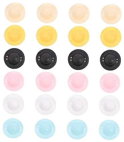 VOSAREA Stück Mini Strohhut aus Kunststoff Mini Deko Strohhut zum Basteln Puppenhüte Miniatur Sonnenhüte kleine Strohhüte DIY Basteln