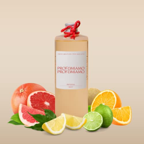 Profumiamo Profumiamo Profumo per Bucato 400 ml. - Profuma Bucato per Lavatrice e Asciugatrice (PIOGGIA)