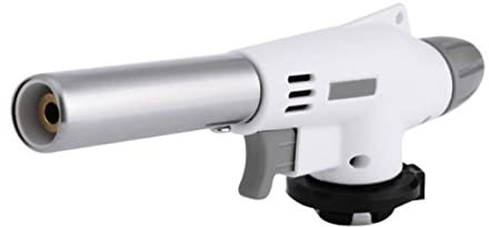 Butane Torch Head, Culinary Professional Kitchen Butane Torch Grilling Blow Torch Lighter Chef Cooking Torch for Desserts, Creme Brulee, Soldering, BBQ (Fuel Not Included)