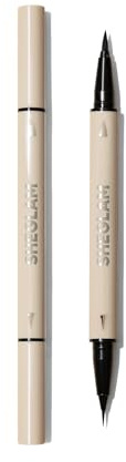 SHEGLAM Multi-Tasker Line & Detail Eyeliner Pen-Black, 2-in-1, wasserfest, ultrafein
