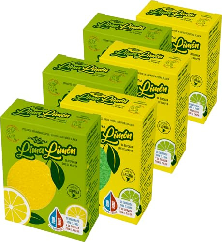 SMAPEERS Esponja Termosensible LimaLimón | Pack de 6 | Firme en frío, suave en caliente | Reutilizable y Resistente | Ideal para Cocina y Limpieza del Hogar
